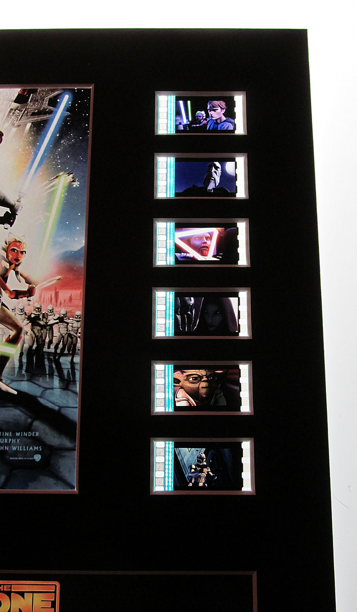 Backlight Star Wars A New Hope Framed 35mm Film Cell Memorabilia 35mm Movie  Cells Backlit Backlight Soft Touch 
