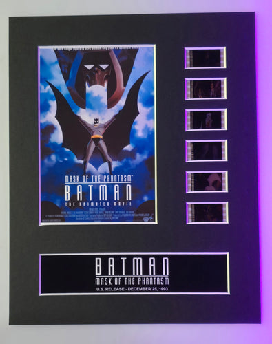 Batman Mask of the Phantasm Animated 35mm Movie Film Cell Display 8x10 Presentation 1993