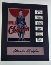 Load image into Gallery viewer, CHARLIE CHAPLIN Historical 35mm Movie Film Cell Display 8x10 Presentation