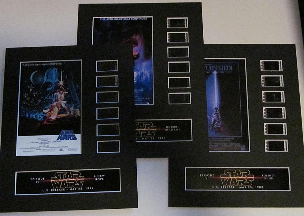 Star wars + the empire strikes back + return of the jedi 35mm film