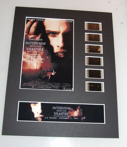 INTERVIEW WITH THE VAMPIRE 35mm Movie Film Cell Display 8x10