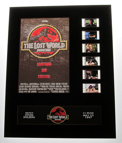 JURASSIC PARK 2 THE LOST WORLD Jeff Goldblum 35mm Movie Film Cell Display 8x10 Presentation