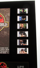 Load image into Gallery viewer, JURASSIC PARK 2 THE LOST WORLD Jeff Goldblum 35mm Movie Film Cell Display 8x10 Presentation