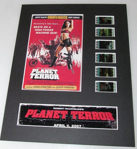 PLANET TERROR Grindhouse Robert Rodriguez 35mm Movie Film Cell Display 8x10 Presentation Horror