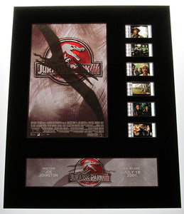 JURASSIC PARK 3 III 35mm Movie Film Cell Display 8x10 Presentation