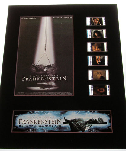 MARY SHELLEY'S FRANKENSTEIN 35mm Movie Film Cell Display 8x10 Presentation Horror