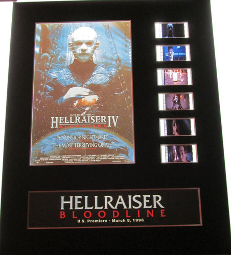 HELLRAISER IV 4 Bloodline Pinhead Clive Barker Horror 35mm Movie Film Cell Display 8x10 Presentation